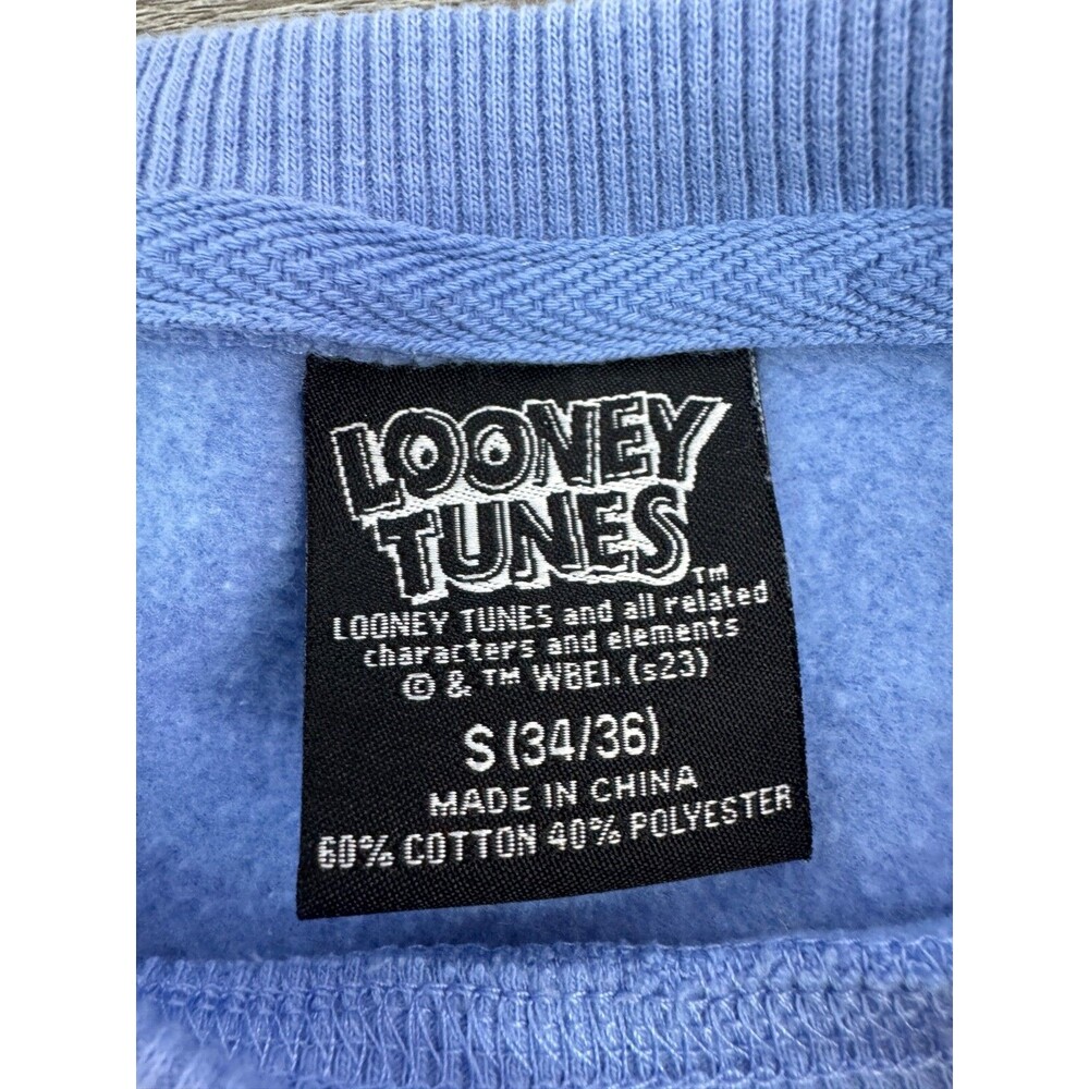 Looney Tunes Peace Love Unity Bugs Bunny Adult Sweatshirt Size S (34-36) - Picture 4 of 4